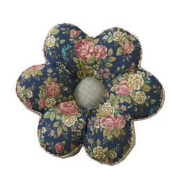 Yoga Bolster Tatami Floor Flower Round Cushion Chair Cushion- A8 - 15.7"