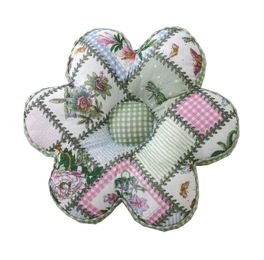 Yoga Bolster Tatami Floor Flower Round Cushion Chair Cushion- A14 - 15.7"