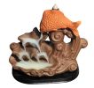 Ceramic Censer Backflow Incense Cones Holder Burner
