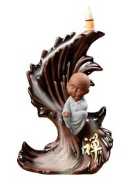 Backflow Incense Cone Sticks Burner Holder