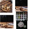 Incense Holder Ceramic Decorative Flower Incense Stick Holder Burner #3