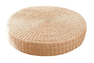 Japanese Tatami Seat Meditation Pillow Handcrafted Seat Cushion Yoga 50x50x10cm