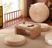 Japanese Tatami Seat Meditation Pillow Handcrafted Seat Cushion Yoga 50x50x10cm