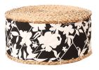 Japanese Style Tatami Pad Balcony Floor Cushions Meditation Yoga,Black Bottom