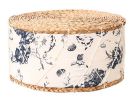 Japanese Style Tatami Pad Balcony Floor Cushions Meditation Yoga,Blue and White