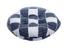 2 Pack Japanese-style Lattice Patterned Round Tatami Cushions Bay Window Cushion