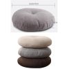 Indoor/Outdoor Soft Home/Office Yoga Round Seat Washable Breathable Chair Cushion, Rose Red