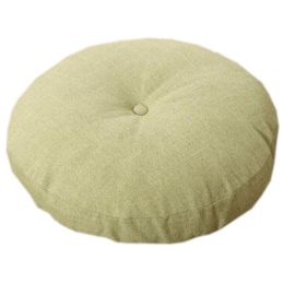 Indoor/Outdoor Soft Home/Office Yoga Round Seat Washable Breathable Chair Cushion, Light Green