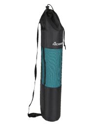 Yoga Mat Carrier Bag Nylon Mesh Adjustable Strap Washable Exercise Bag