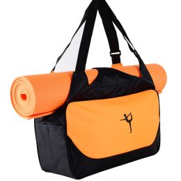 Yoga Mat Bag, Yoga Backpack Durable Yoga Mat Bag Yoga Tote Bag Yellow