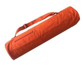 Yoga Mat Bag, Full Zipper Exercise Yoga Bag,Fits Most Size-Orange