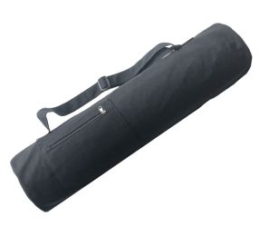 Yoga Mat Bag, Full Zipper Exercise Yoga Bag,Fits Most Size-Black