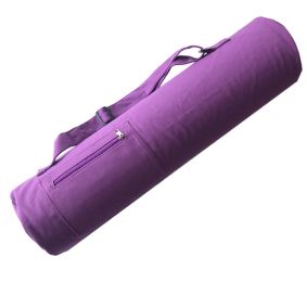 Yoga Mat Bag, Full Zipper Exercise Yoga Bag,Fits Most Size-Purple