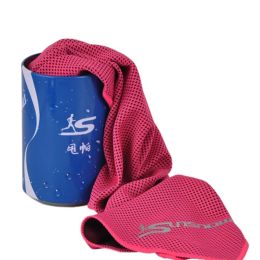 Cold Quick-drying Towel Lightweight Travel Towel Cool Sports Towels With Can, #07