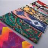 Creative Pattern Quick-drying Towel Breathable Cool Towel for Sports/Gym/Hiking, E