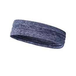 Women/ Men Yoga Headband Non-slip Hair Band Sport Headwear _Gray