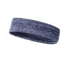 Women/ Men Yoga Headband Non-slip Hair Band Sport Headwear _Gray