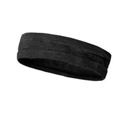 Women/ Men Yoga Headband Non-slip Hair Band Sport Headwear _Black