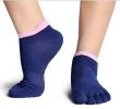 Yoga Socks Non-slip Full Toe Socks Yoga Supplies Sports Pilates Socks, Dark Blue