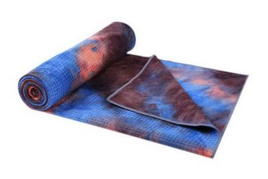 Printing Yoga Shop Towels Blanket Non-slip Yoga Mat Towel Thicker Mat Blue