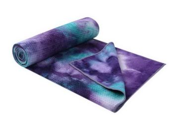 Printing Yoga Shop Towel Blanket Non-slip Yoga Mat Towel Fitness Mat Blue Purple