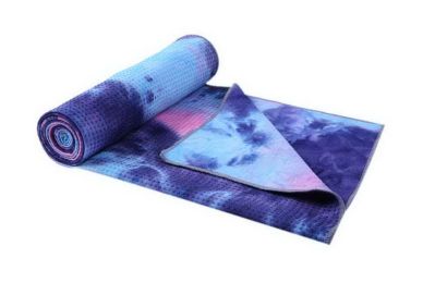 Printing Yoga Shop Towels Blanket Non-slip Yoga Mat Towel Fitness Towel Blue Ink