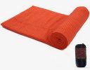 Yoga Shop Towel Blanket Non-slip Genuine Sweat Fitness Mat Widen Mattress Orange