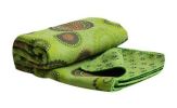 Green Grassland Totem Style Printing Absorbent Yoga Mat Non-slip Yoga Shop Towel