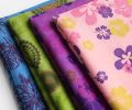 Dark Purple Clovers Style Printing Absorbent Yoga Non-slip Sweat Yoga Shop Towel