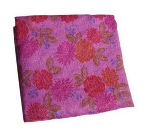Dark Purple Peony Style Printing Sweat Mattress Non-slip Thicker Yoga Shop Towel