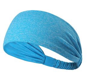 Set of 2 Yoga Sport Athletic Workout Headband Running Fitness Headband [B]