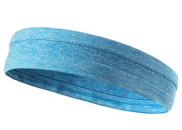 Set of 2 Yoga Sport Headband Running Fitness Headband, Sky Blue