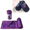 72"x24" Microfiber Non-Skid Yoga Towel Yoga Mat Blanket + Carry Bag Pink